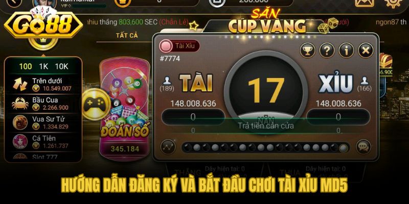 4 bước đăng ký GO88 và vào sảnh tài xỉu MD5 an toàn