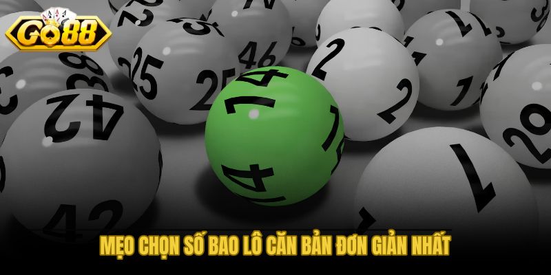 Mẹo chọn số bao lô căn bản giữ kỷ luật và tránh sai sót