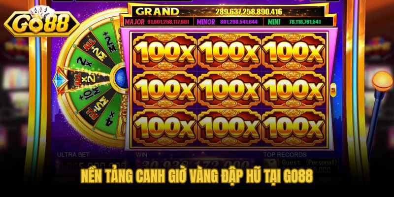 Canh giờ vàng đập hũ và nhịp quỹ Slot machine tại GO88
