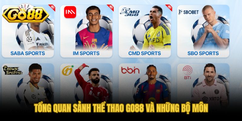 Thể thao GO88 và danh mục bộ môn nổi bật toàn sảnh